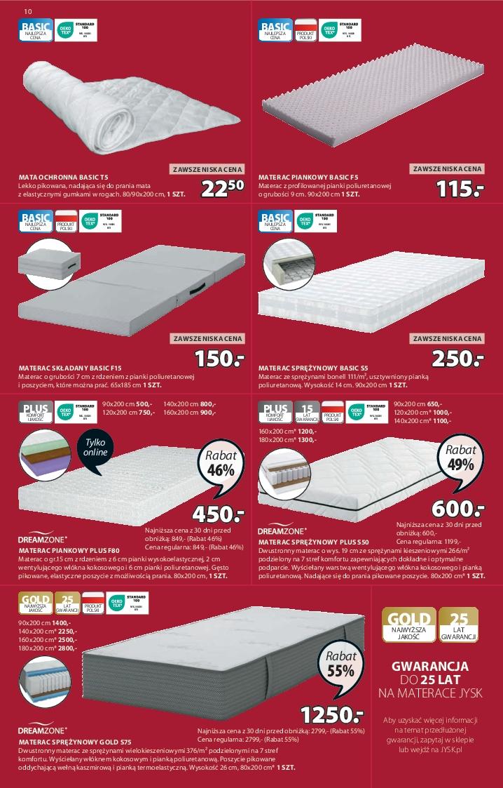 Gazetka promocyjna Jysk str. 10