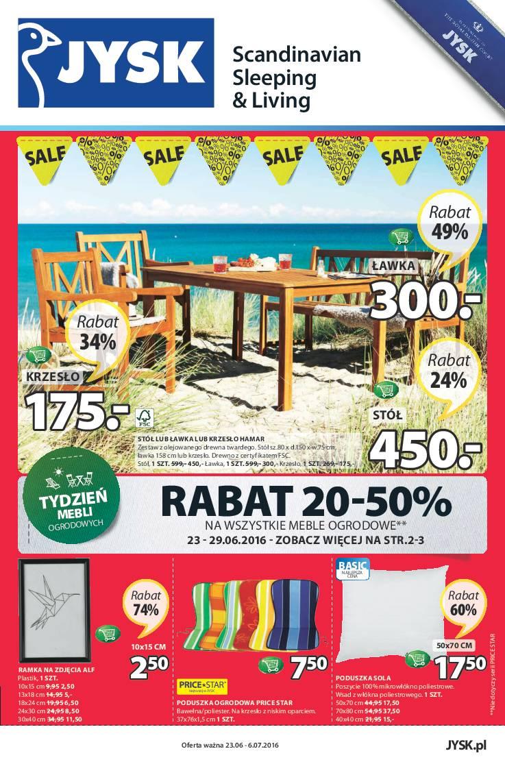 Gazetka promocyjna Jysk str. 1