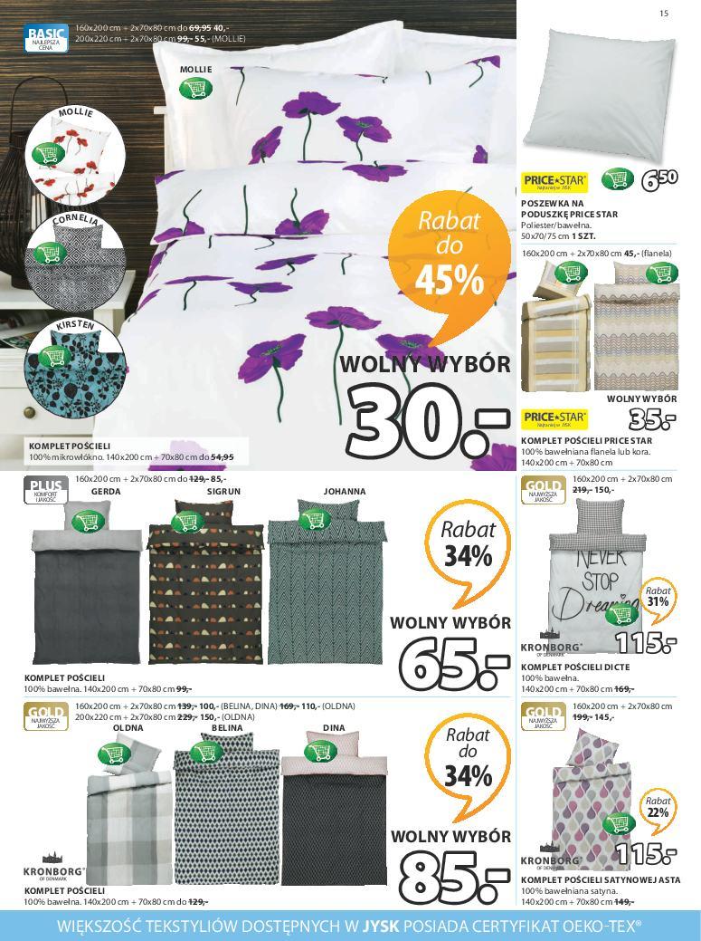 Gazetka promocyjna Jysk str. 15