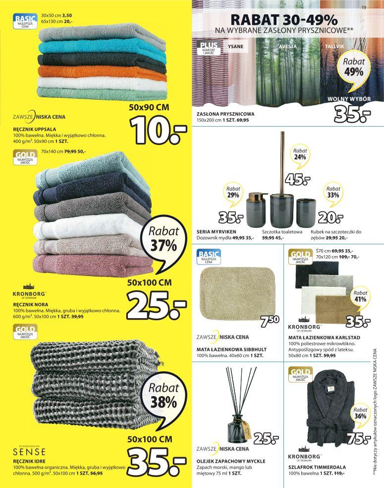 Gazetka promocyjna Jysk str. 19