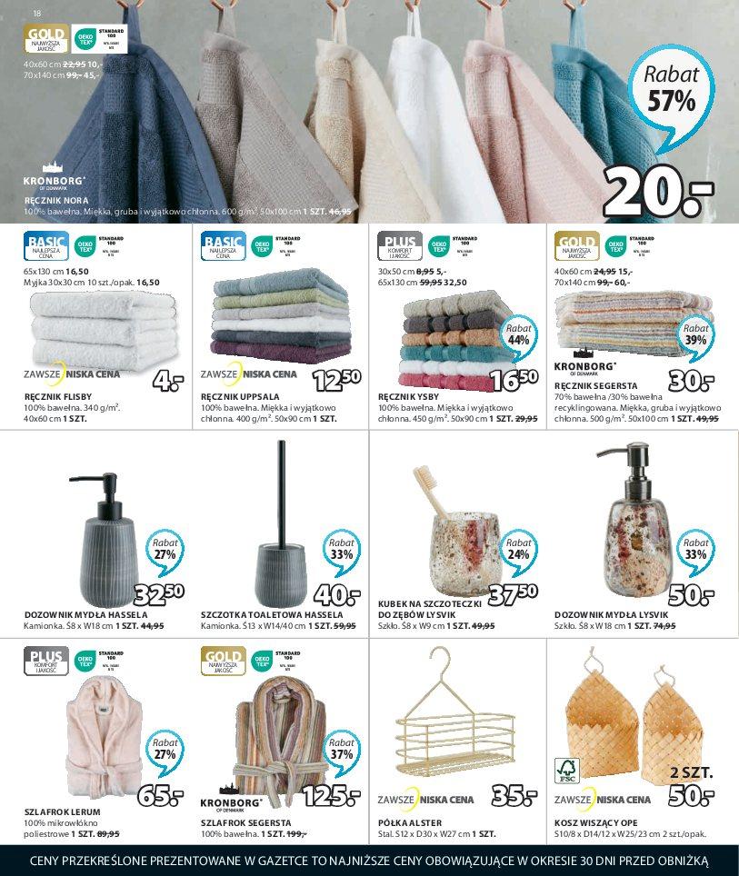 Gazetka promocyjna Jysk str. 18