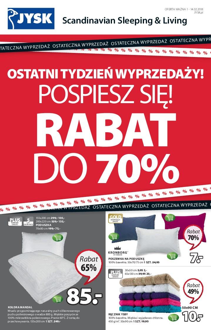 Gazetka promocyjna Jysk str. 1