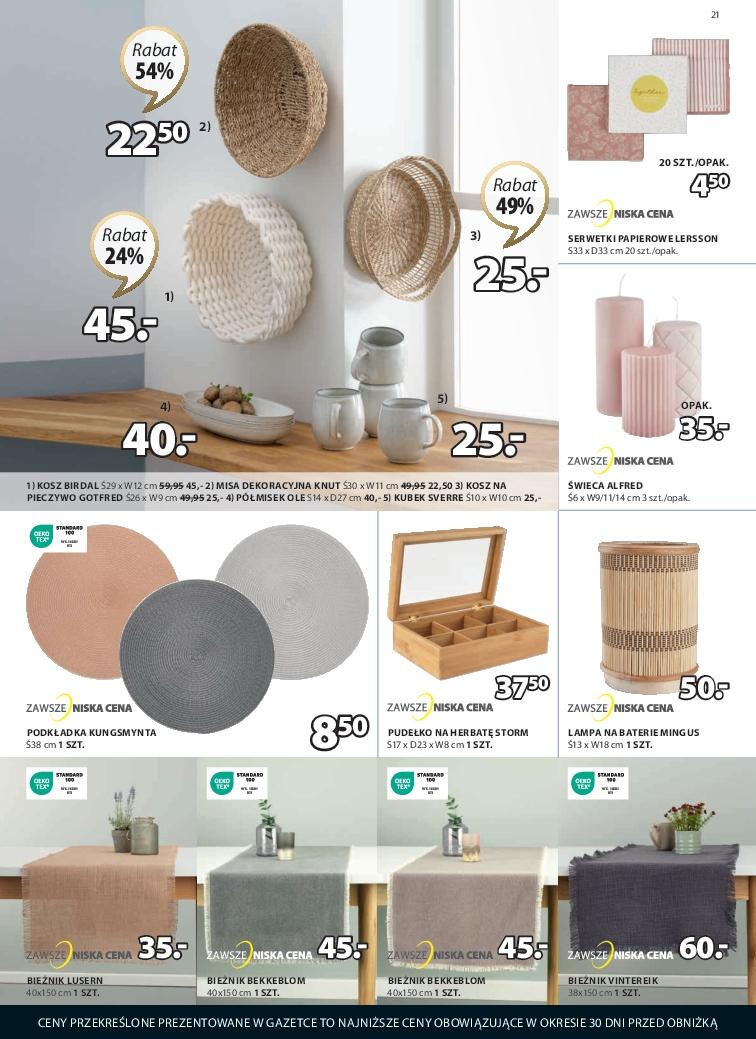 Gazetka promocyjna Jysk str. 21