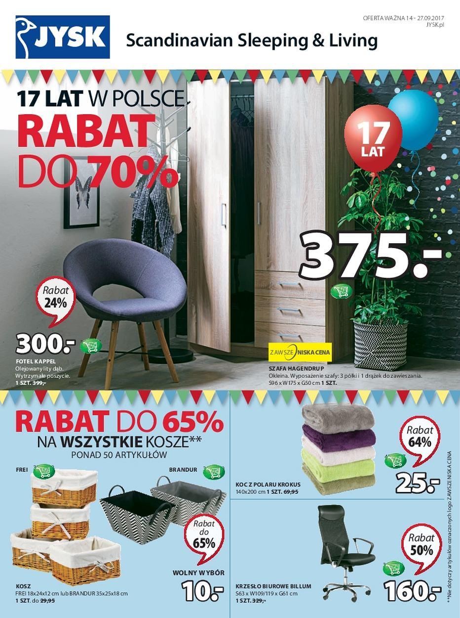 Gazetka promocyjna Jysk str. 1