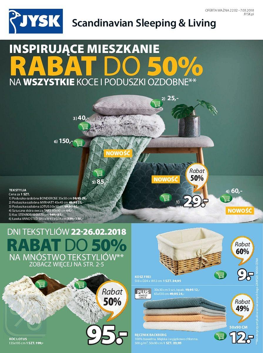 Gazetka promocyjna Jysk str. 1