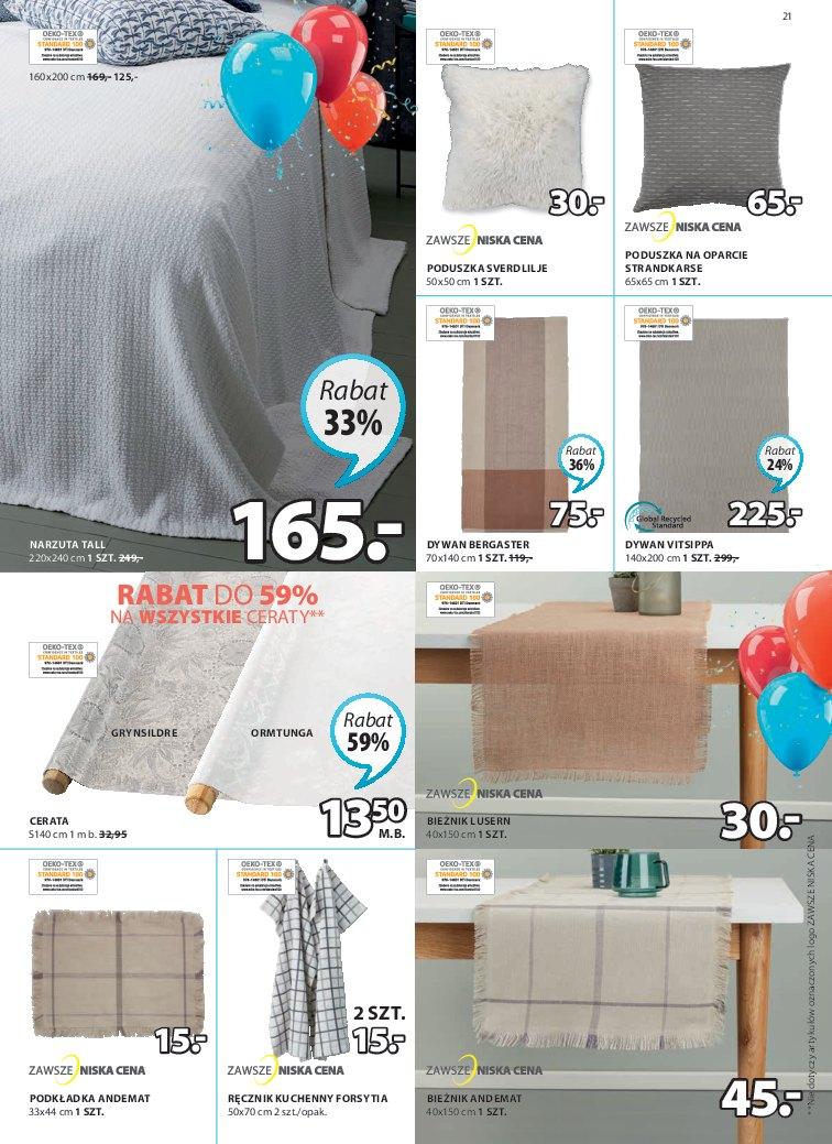 Gazetka promocyjna Jysk str. 21