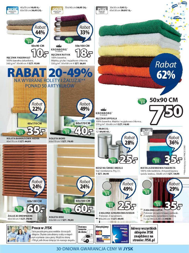Gazetka promocyjna Jysk str. 23