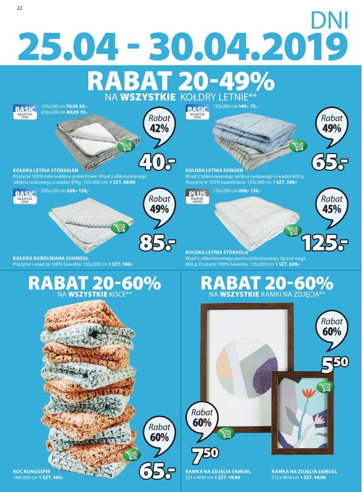 Gazetka promocyjna Jysk str. 22