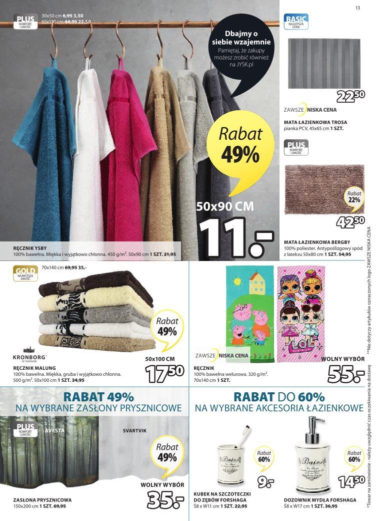 Gazetka promocyjna Jysk str. 13