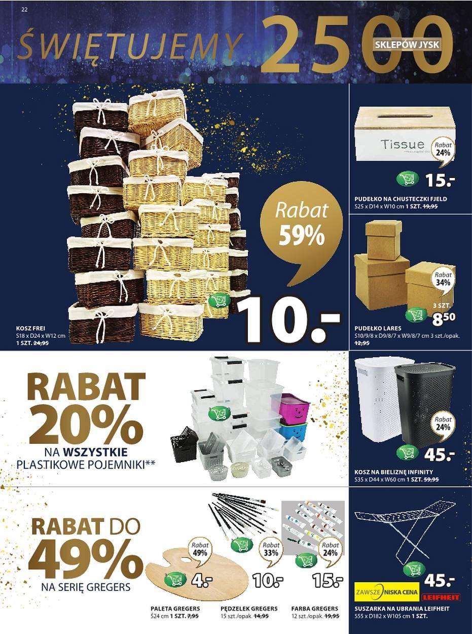Gazetka promocyjna Jysk str. 22