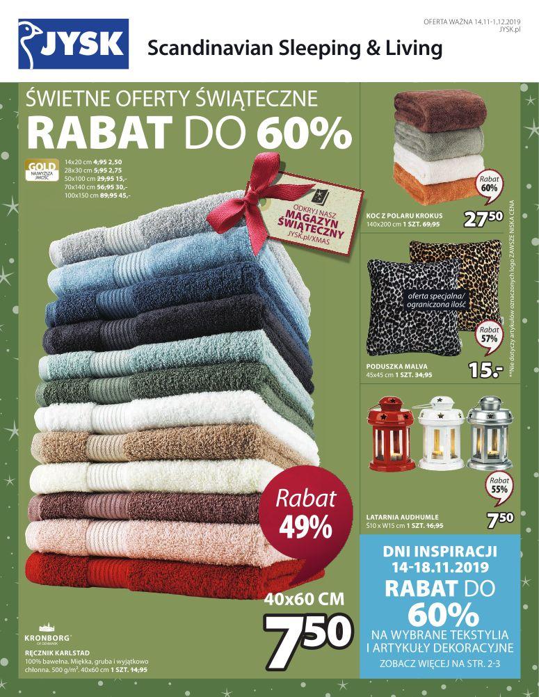 Gazetka promocyjna Jysk str. 1
