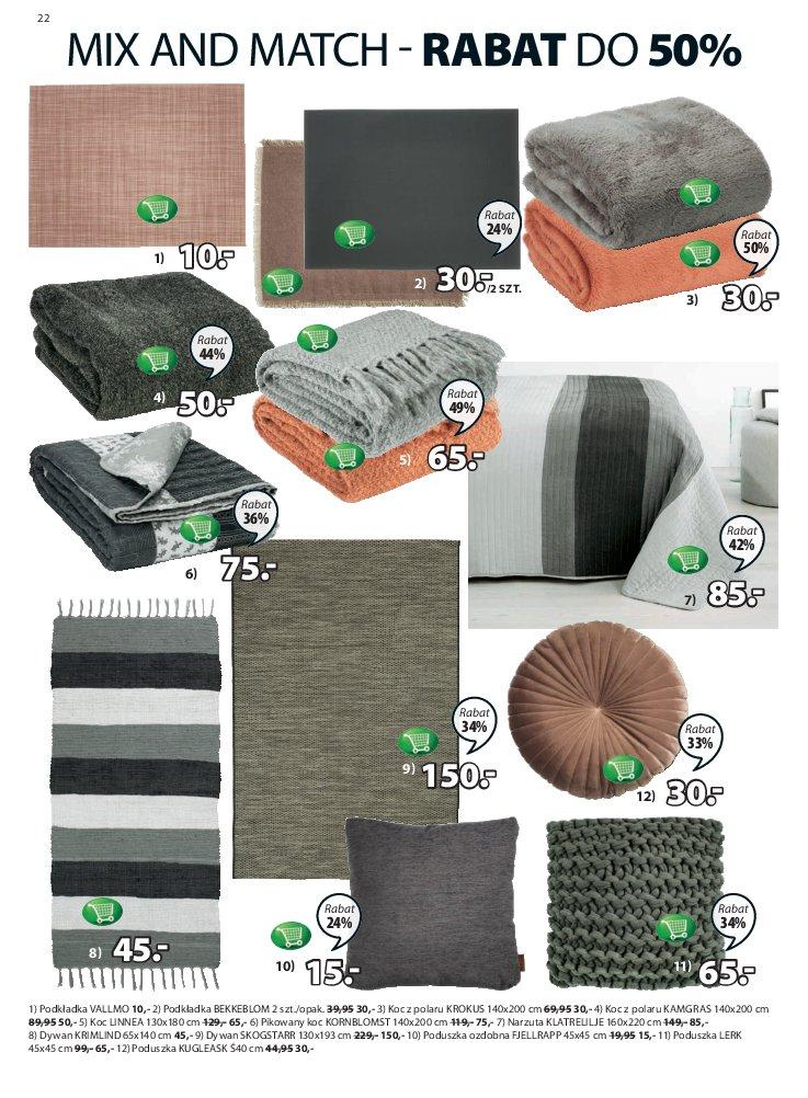 Gazetka promocyjna Jysk str. 22