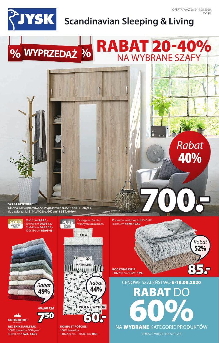 Gazetka promocyjna Jysk str. 1
