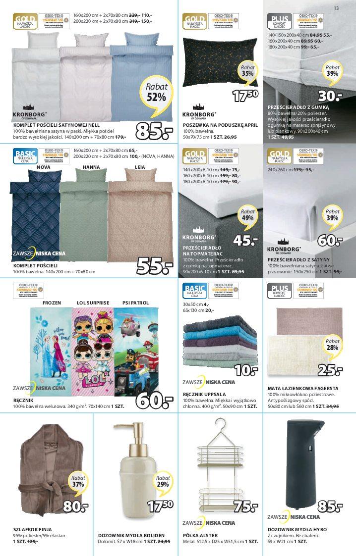 Gazetka promocyjna Jysk str. 13