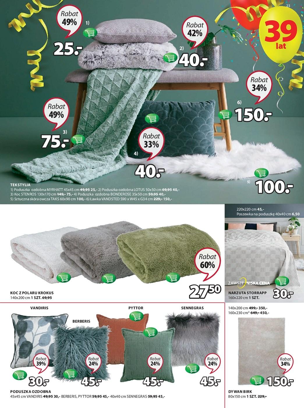 Gazetka promocyjna Jysk str. 23