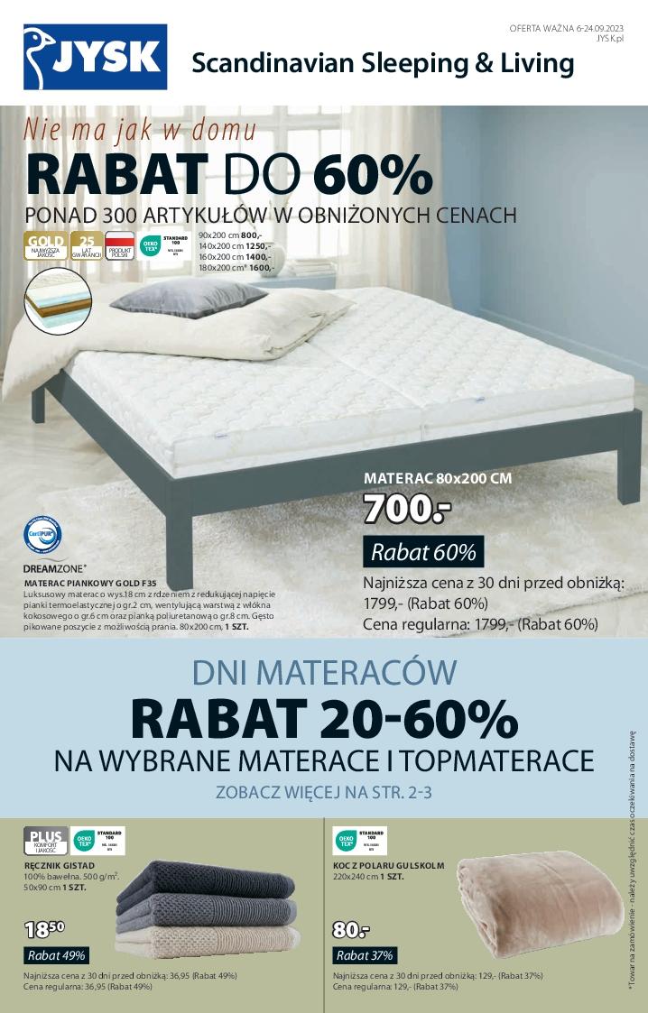 Gazetka promocyjna Jysk str. 1