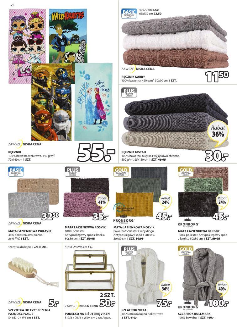 Gazetka promocyjna Jysk str. 22