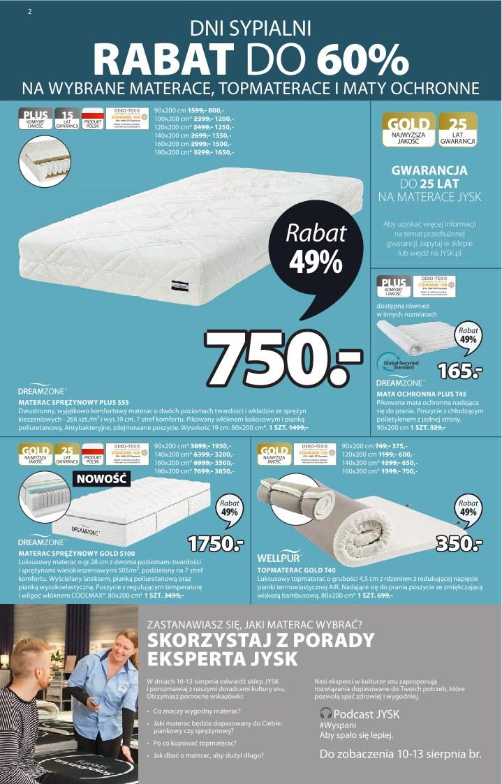 Gazetka promocyjna Jysk str. 2