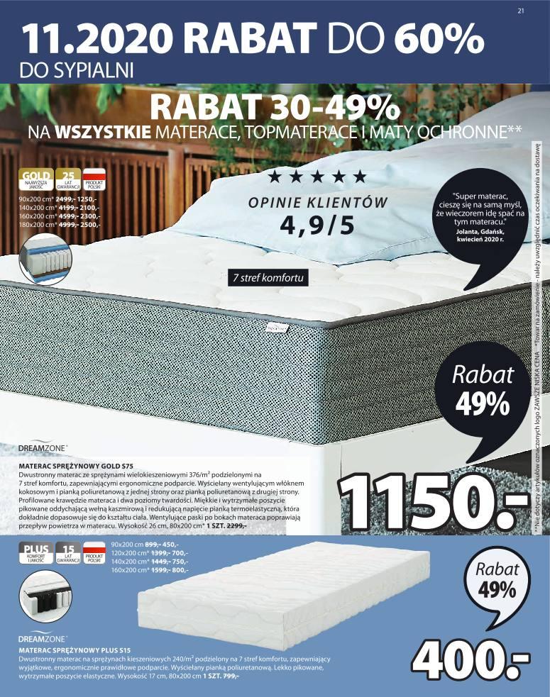 Gazetka promocyjna Jysk str. 21