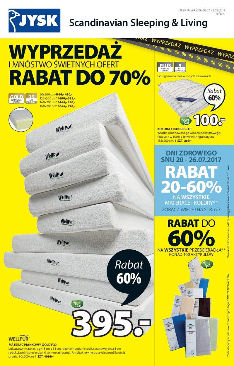 Gazetka promocyjna Jysk str. 1