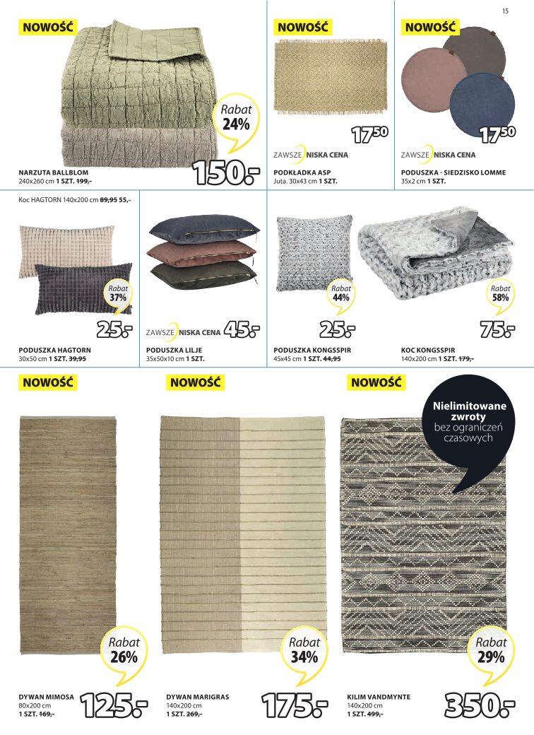 Gazetka promocyjna Jysk str. 15