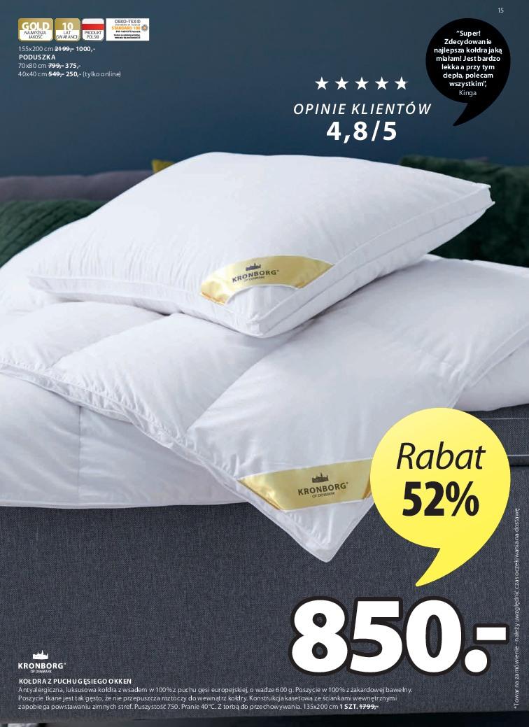 Gazetka promocyjna Jysk str. 15