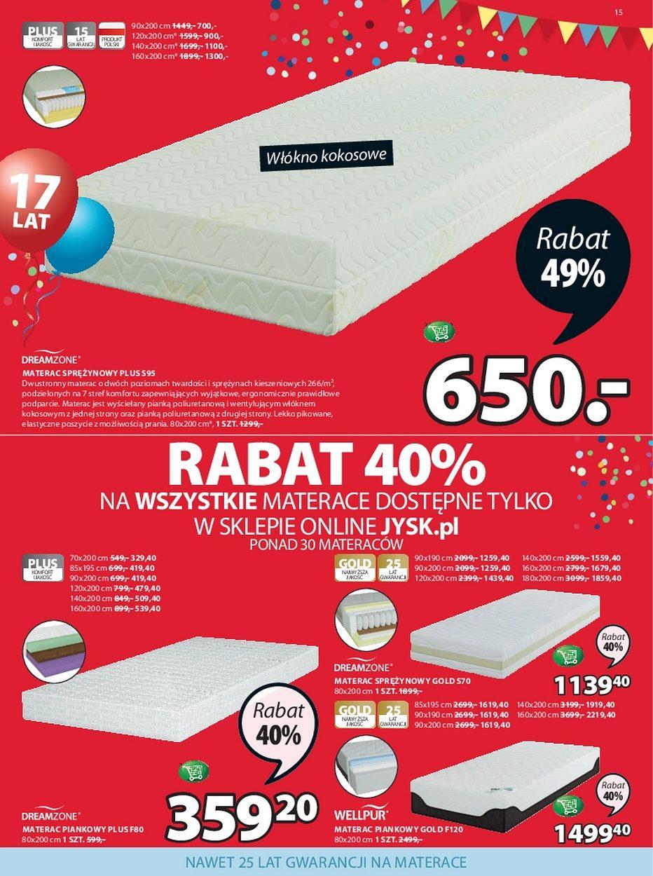 Gazetka promocyjna Jysk str. 15