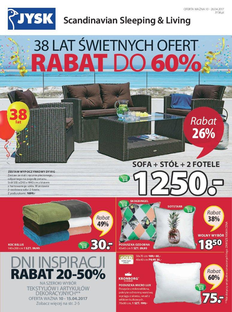 Gazetka promocyjna Jysk str. 1