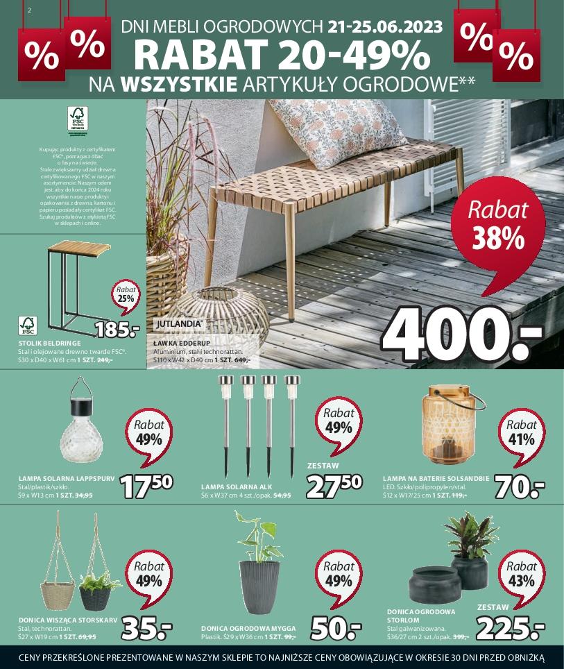 Gazetka promocyjna Jysk str. 2