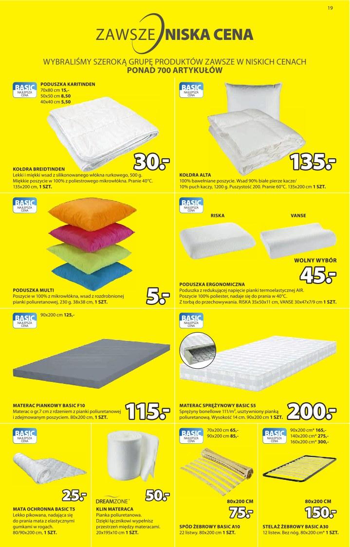Gazetka promocyjna Jysk str. 19