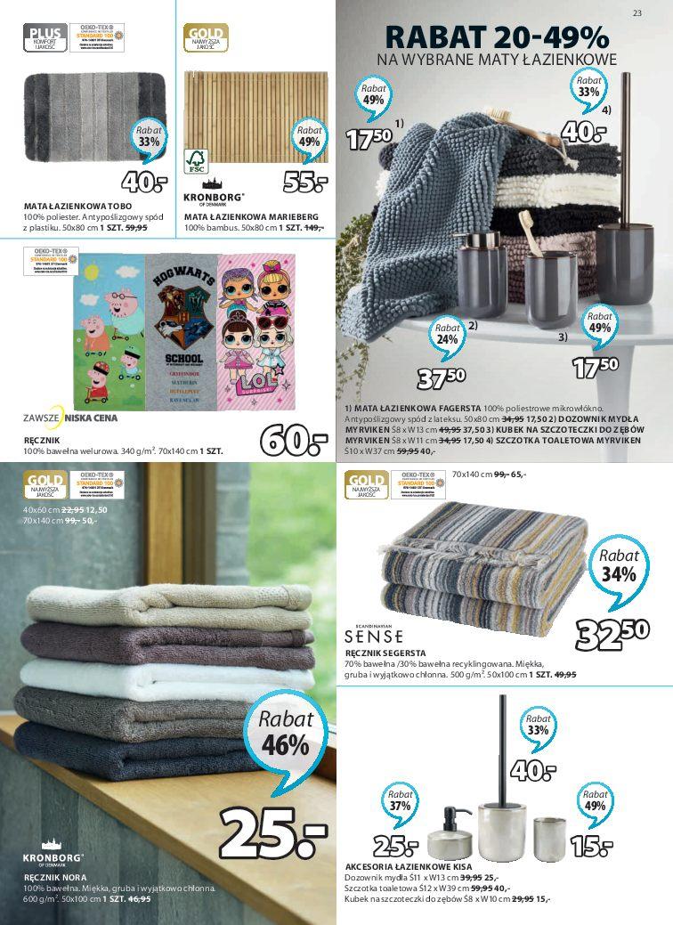 Gazetka promocyjna Jysk str. 23