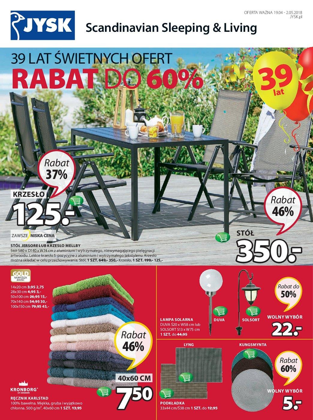 Gazetka promocyjna Jysk str. 1