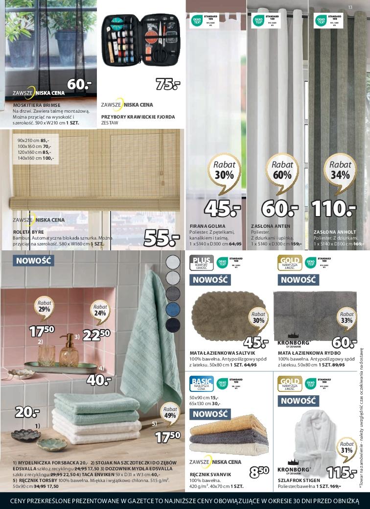 Gazetka promocyjna Jysk str. 13