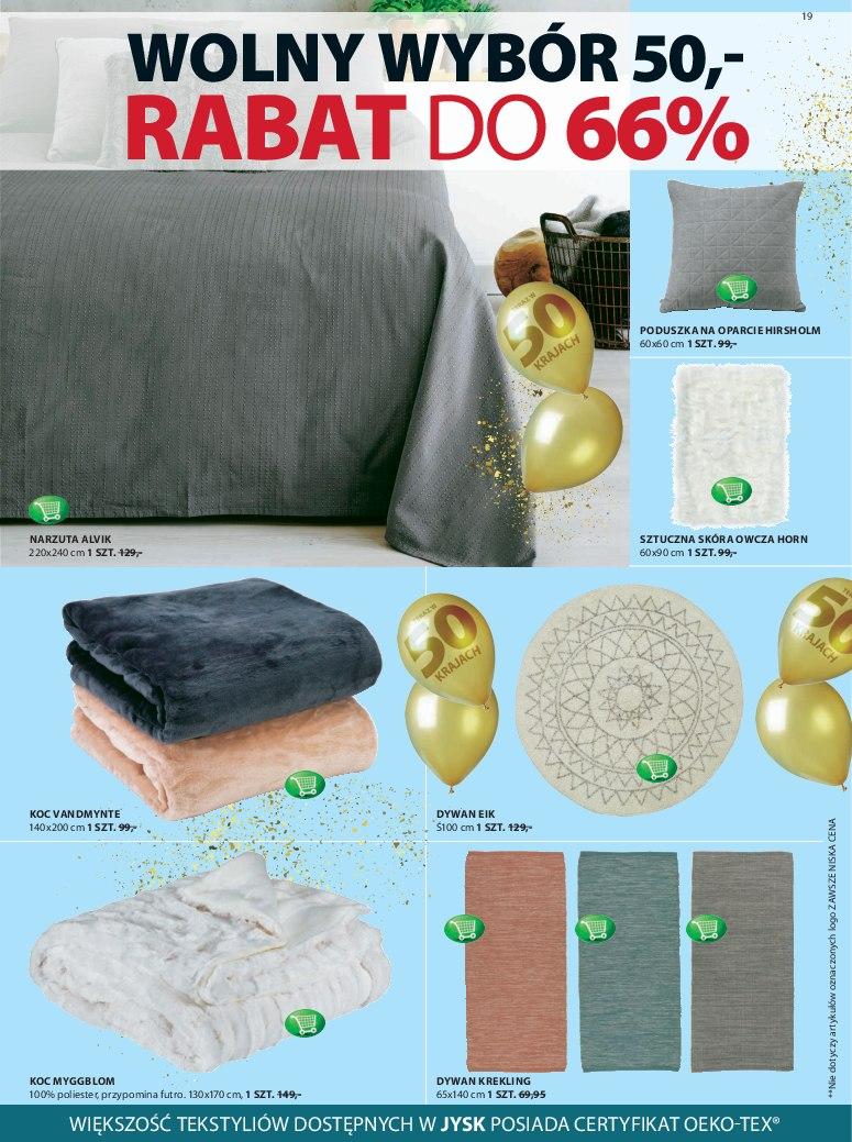Gazetka promocyjna Jysk str. 19
