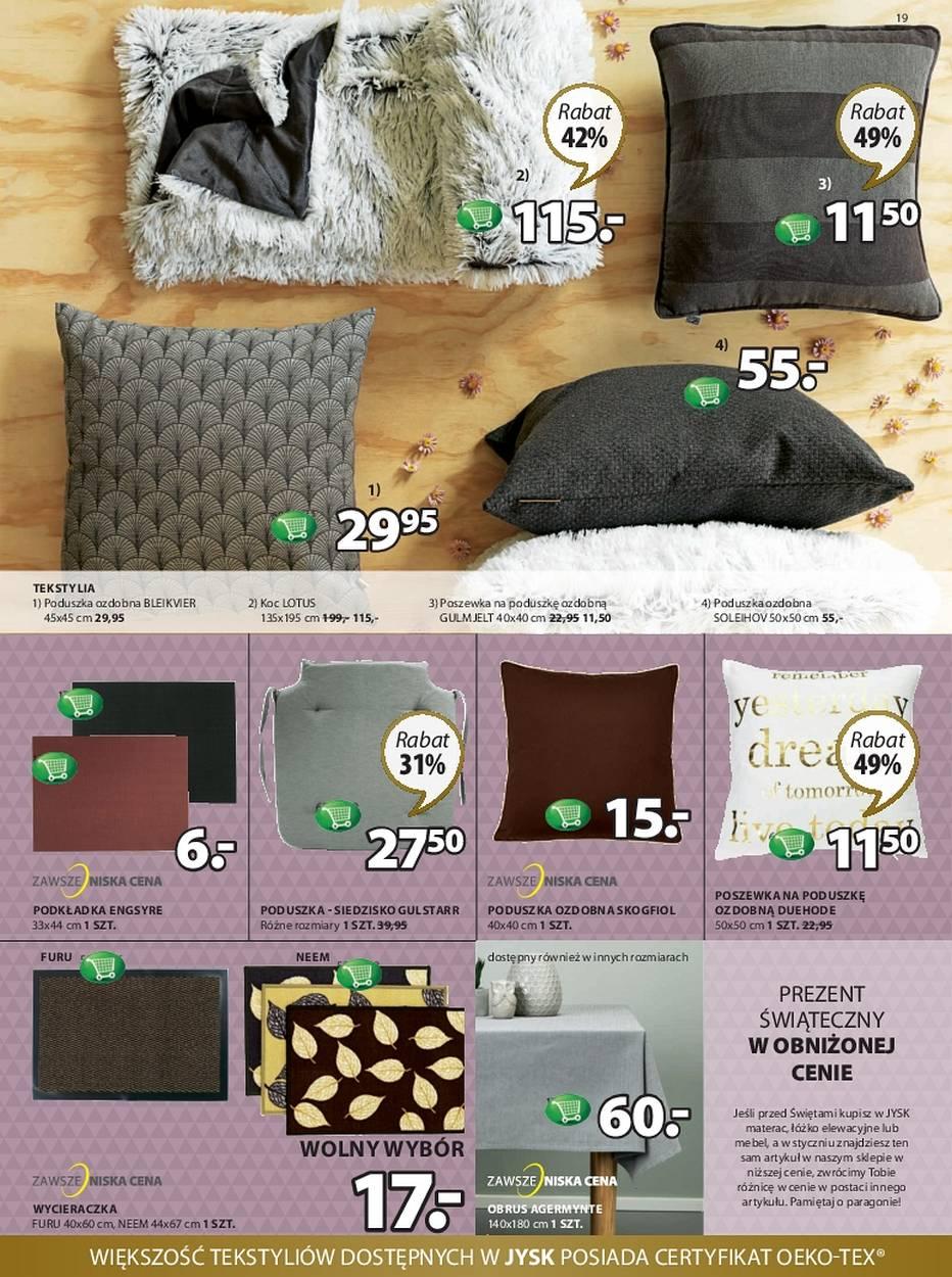 Gazetka promocyjna Jysk str. 19