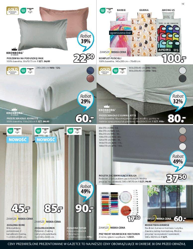 Gazetka promocyjna Jysk str. 19