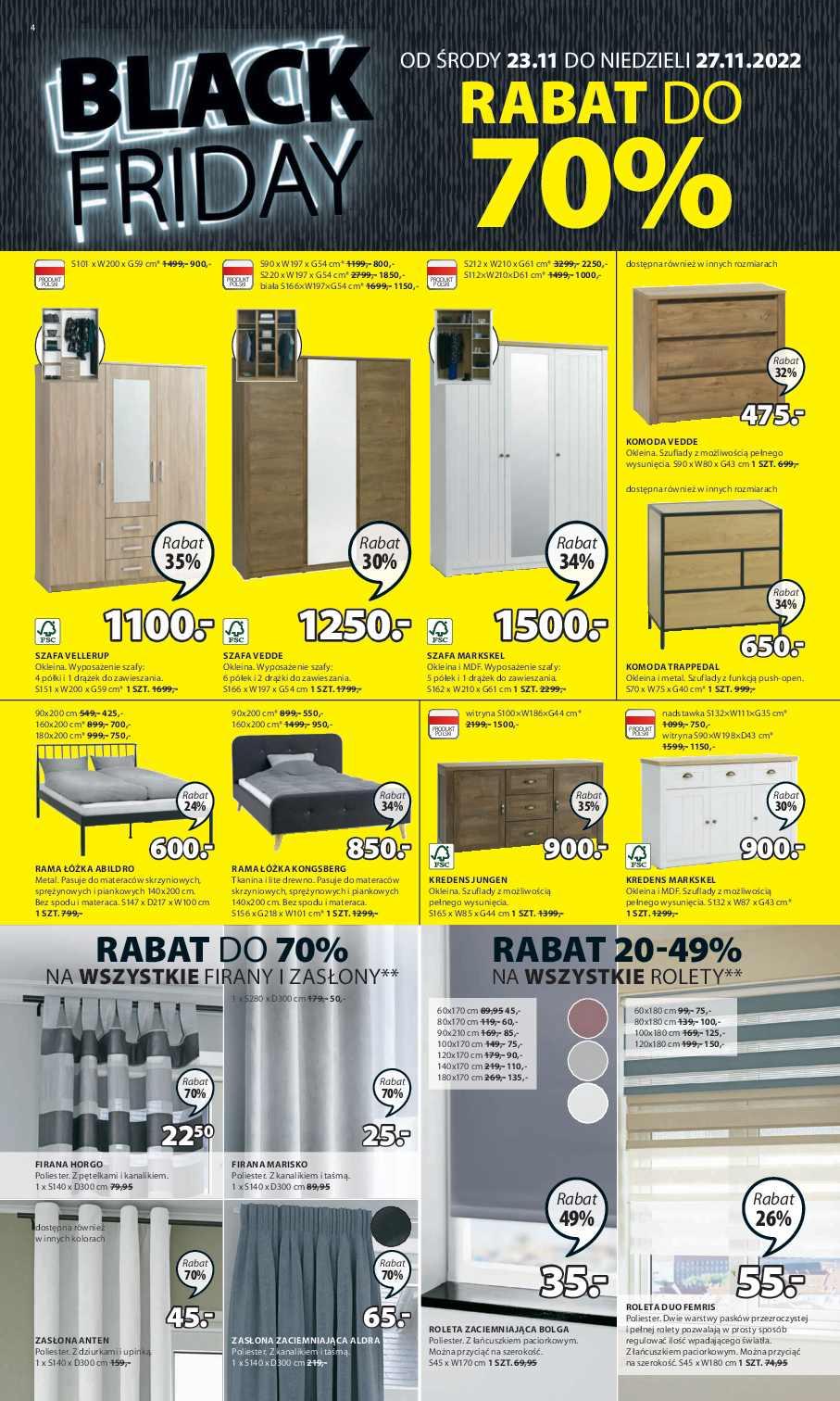 Gazetka promocyjna Jysk str. 4