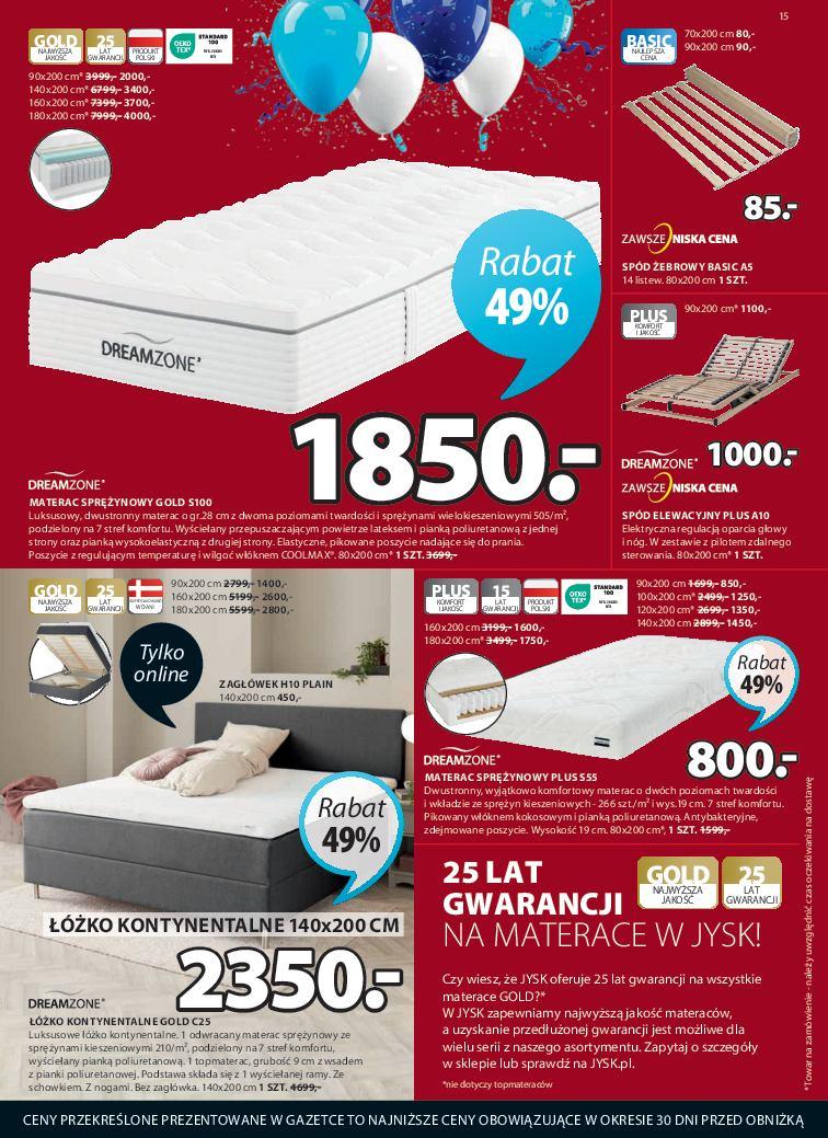 Gazetka promocyjna Jysk str. 15