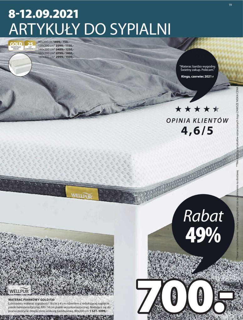 Gazetka promocyjna Jysk str. 19