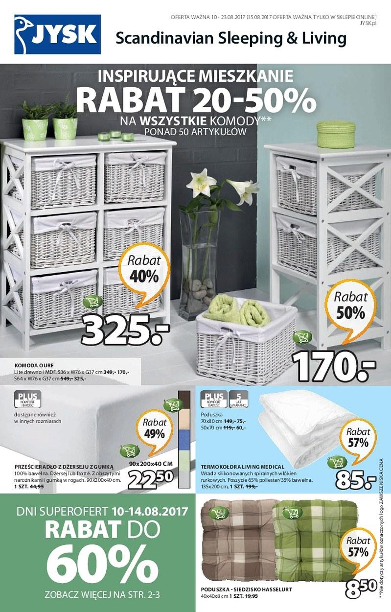 Gazetka promocyjna Jysk str. 1