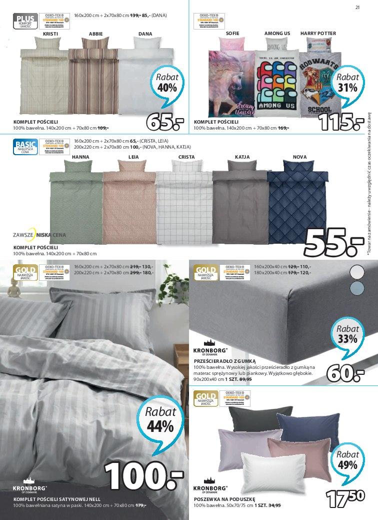 Gazetka promocyjna Jysk str. 21