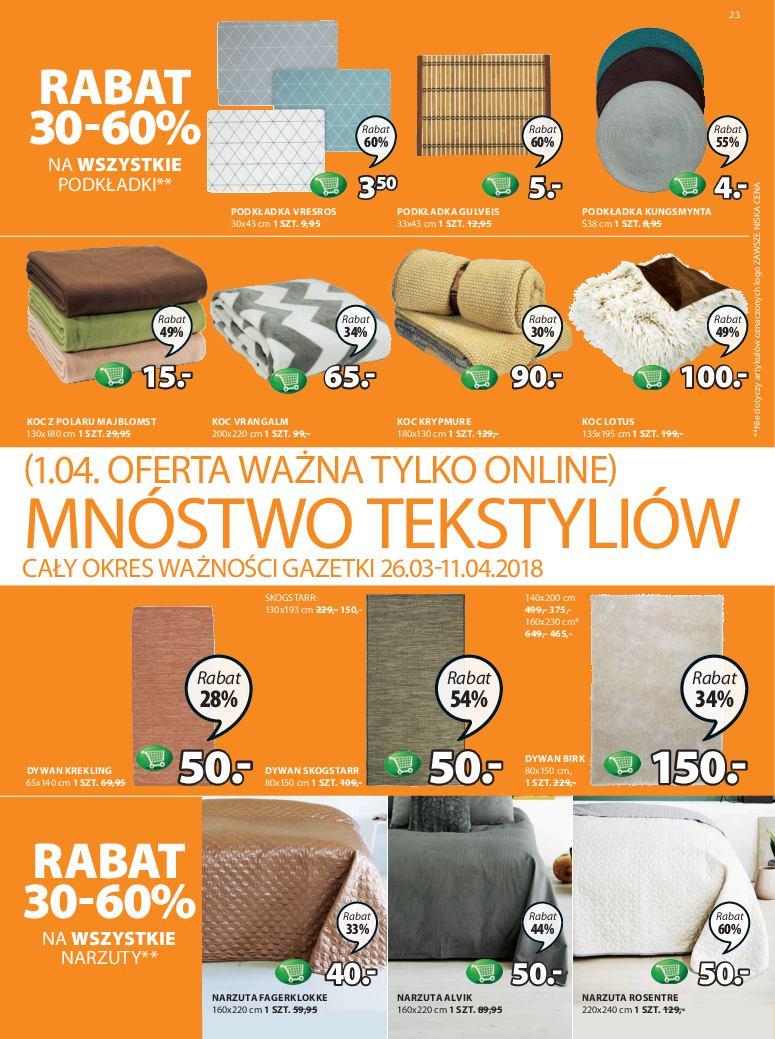 Gazetka promocyjna Jysk str. 23