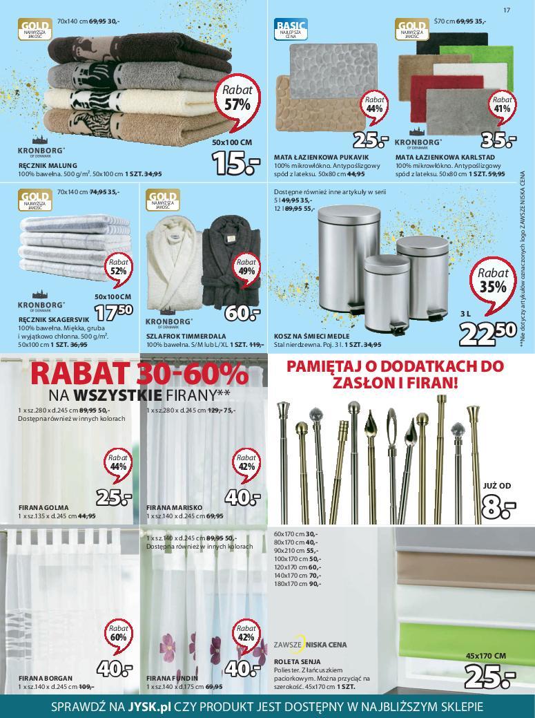 Gazetka promocyjna Jysk str. 17