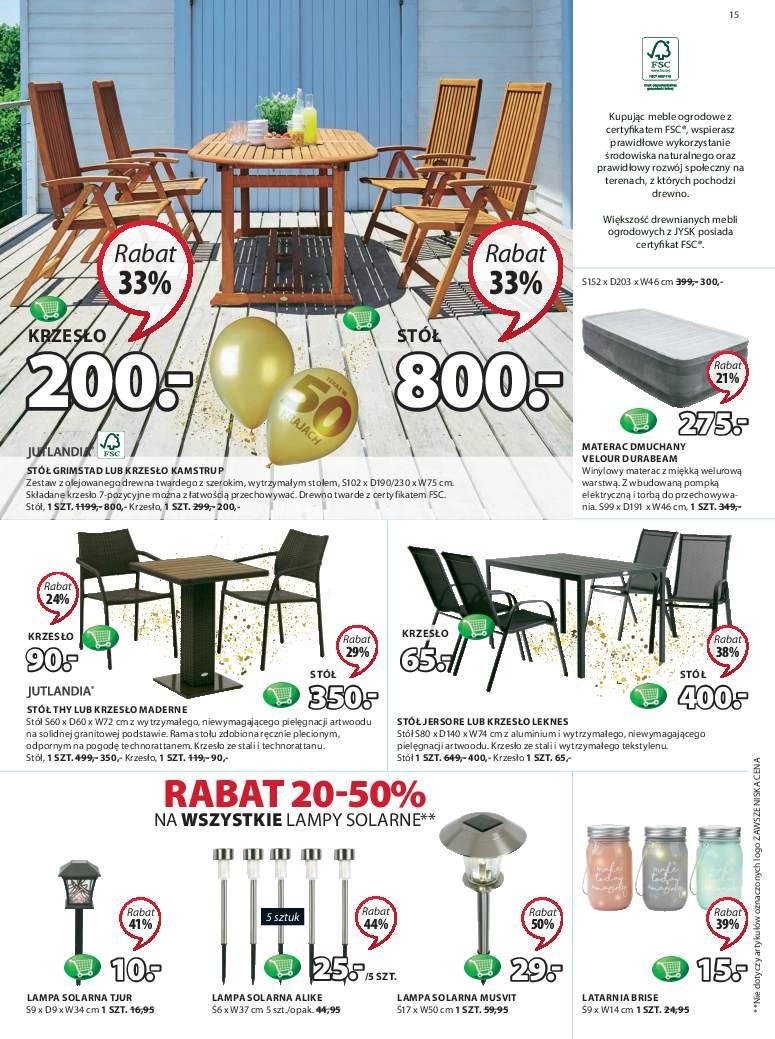 Gazetka promocyjna Jysk str. 15