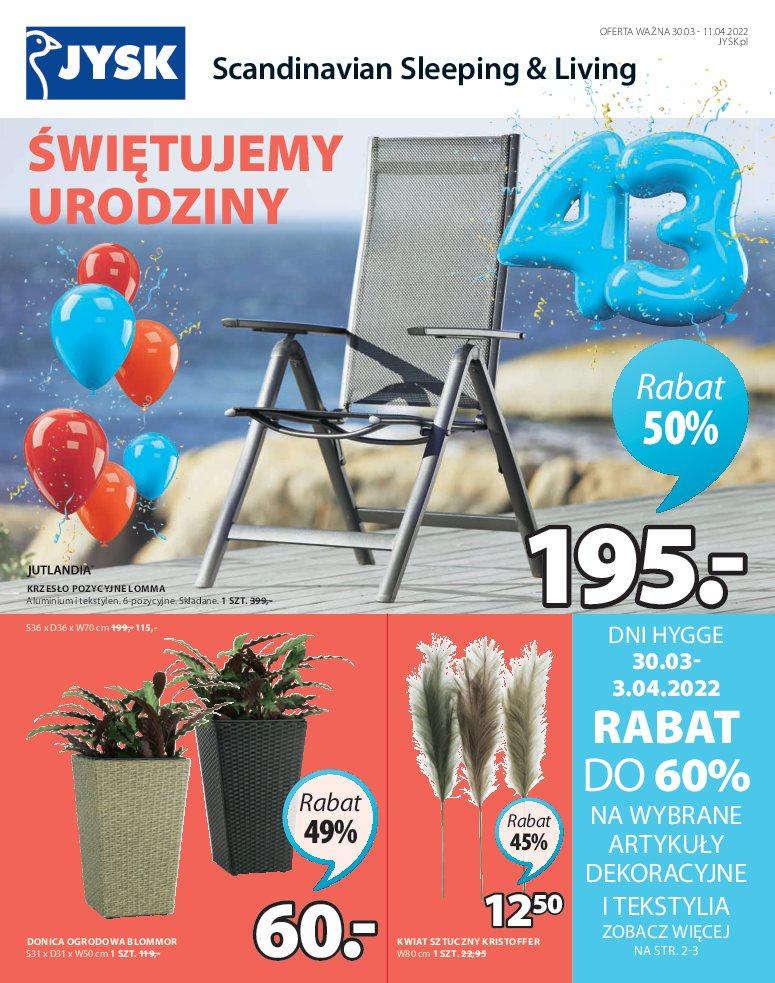 Gazetka promocyjna Jysk str. 1