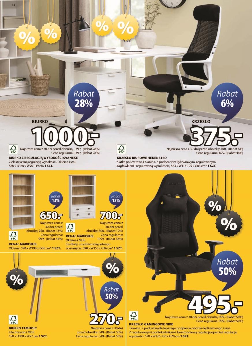 Gazetka promocyjna Jysk str. 14