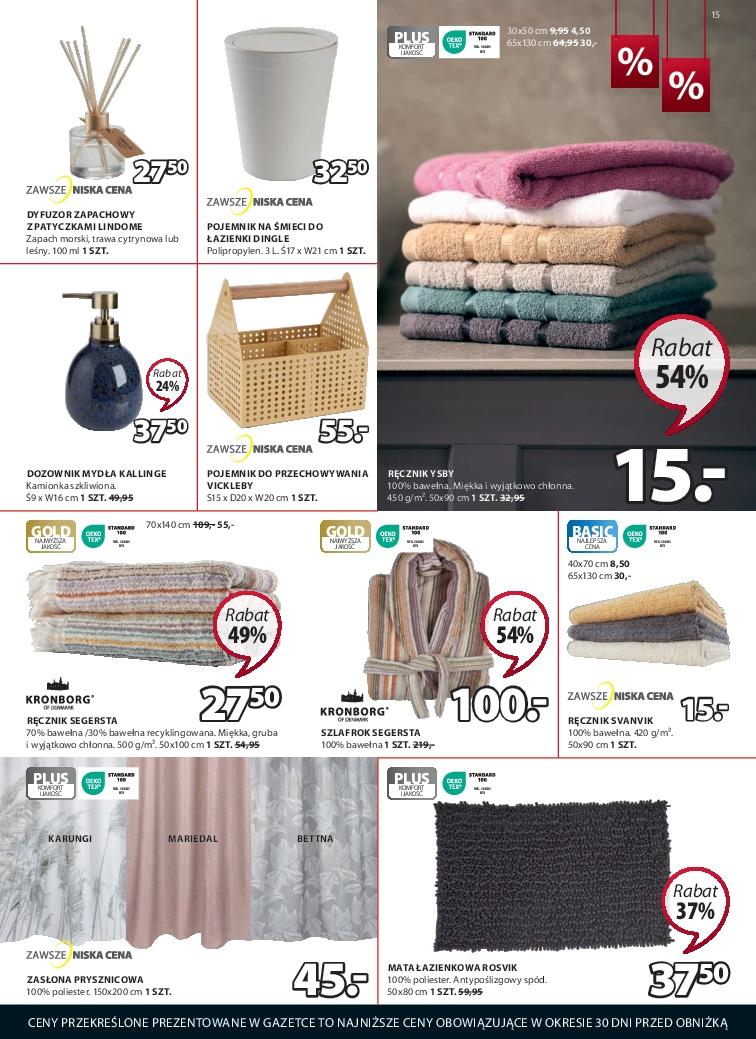 Gazetka promocyjna Jysk str. 15