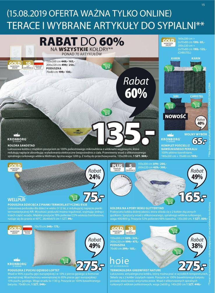 Gazetka promocyjna Jysk str. 15