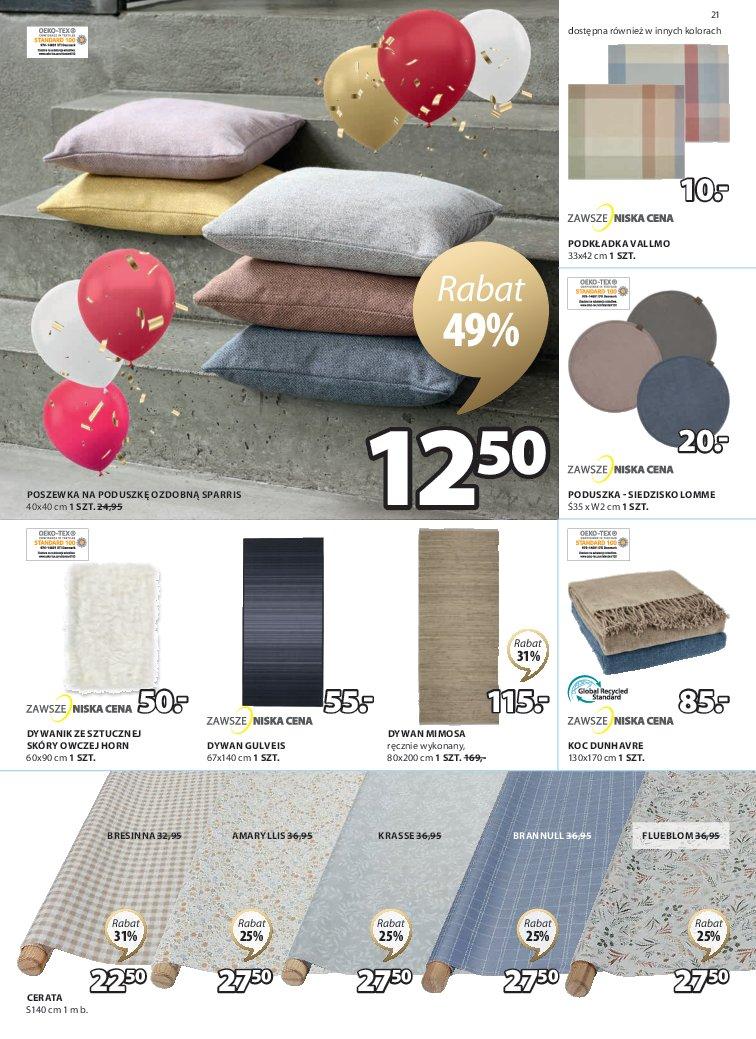 Gazetka promocyjna Jysk str. 21