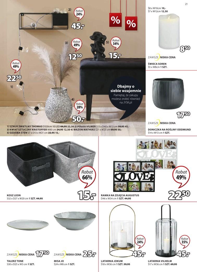 Gazetka promocyjna Jysk str. 21